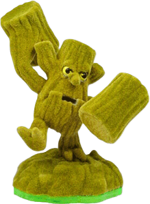 Flocked Stump Smash
